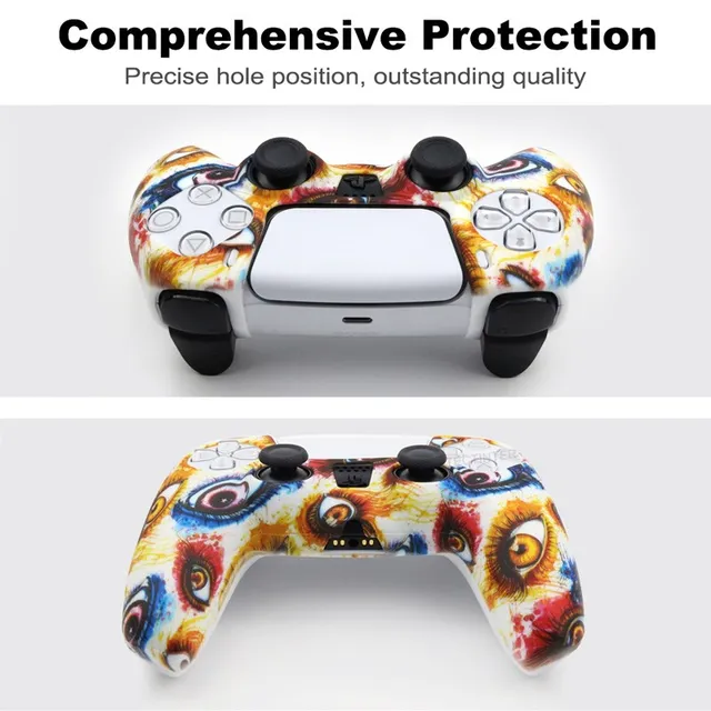 Housse De Protection En Silicone Pour Sony Playstation 5, Accessoires Pour  Manette De Jeu Ps5, Étui En Caoutchouc Pour Joysticks - Cas - AliExpress