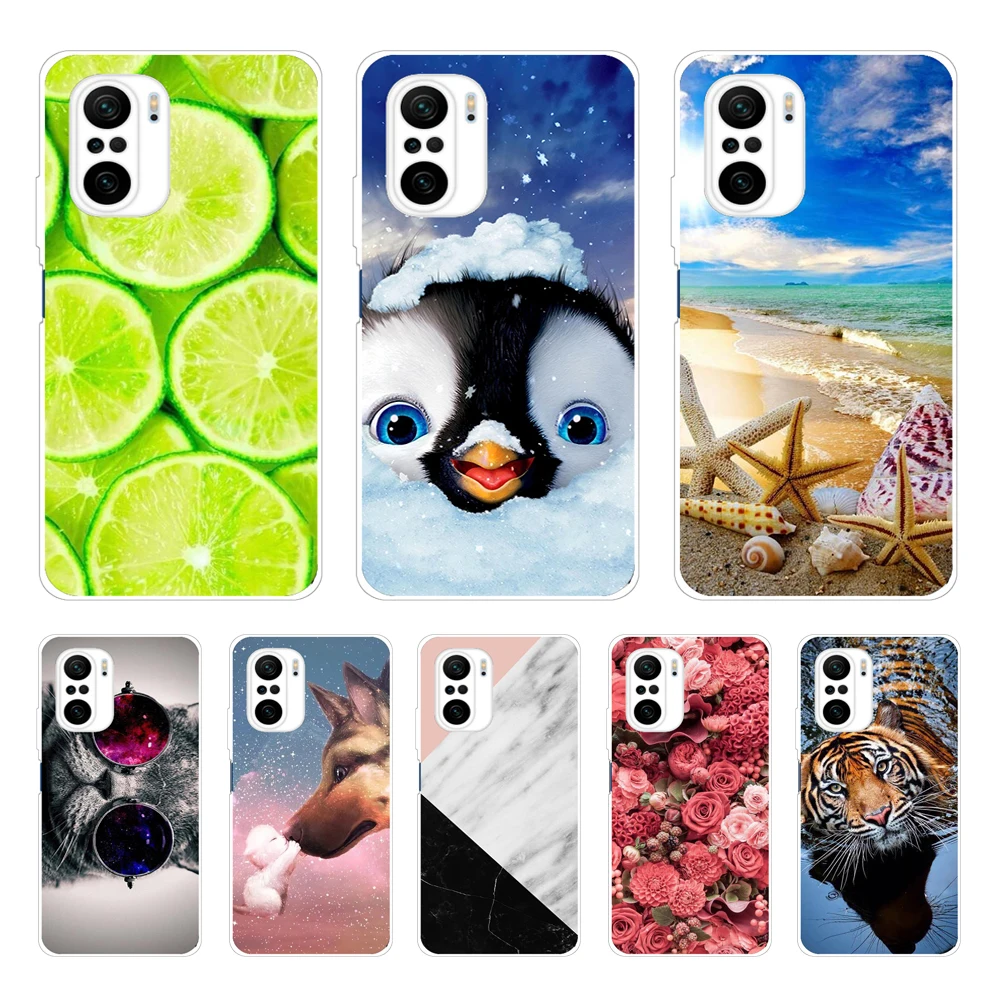 Per Xiaomi Poco F3 Custodia Custodia Protettiva Opaca Per Xiaomi Poco F3 Cover Posteriore In Silicone Morbido Tpu Per Xiaomi Poco F3 6.67 E Capa Rose