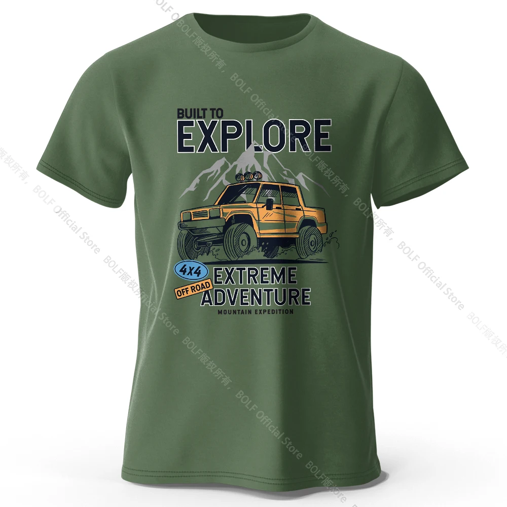 Vintage Rally Crest bedrucktes Unisex-T-Shirt für Männer und Frauen, T-Shirts, Tops, 100 % Baumwolle, wetterfest, Patina-Grafik, Abenteurer-Ausrüstung – Detail 3