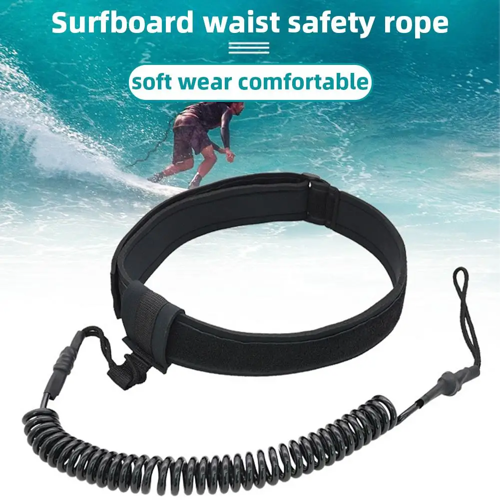 Hydrofoil Surfboard Waist Rope Surf Leash 6mm Electric Surfboard Rope For Water Sports Hydrofoil Surf Board Waist Rope Dropship