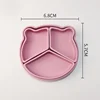 New Products BPA Free Kids Silicone Bowl Baby Feeding Silicone Dishes silicone dinner plate 2