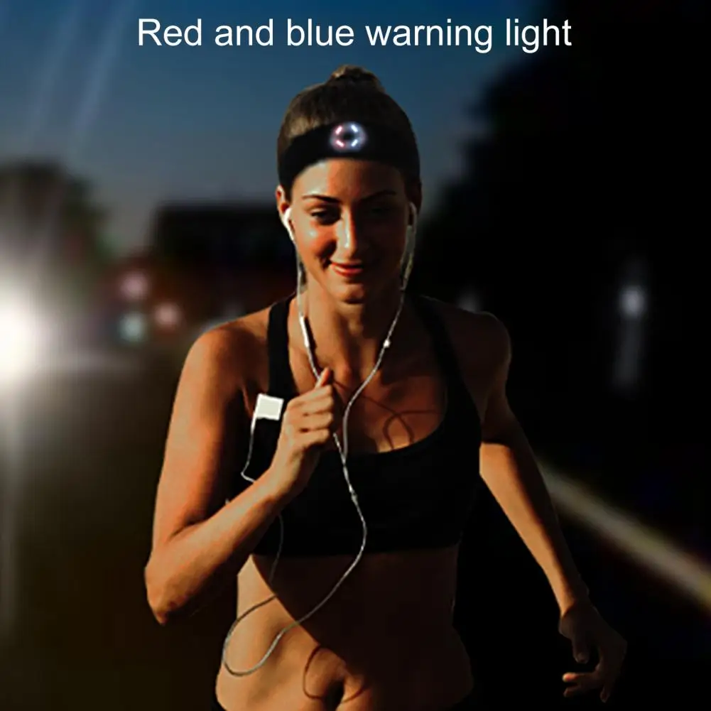 

Headband Safe Headwear Long Endurance Stretchy LED Flashlight Fitness Headband for Outdoor Outdoor Headband Sport Headband