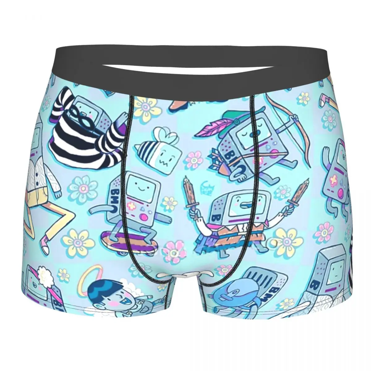 BMO Forever Underpants Breathbale Panties Male Underwear Print Shorts Boxer Briefs