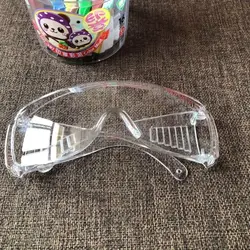 Unisex Vented Cycling Glasses - Wind & Dust Proof Outdoor Sports Eye Protection (Transparent)