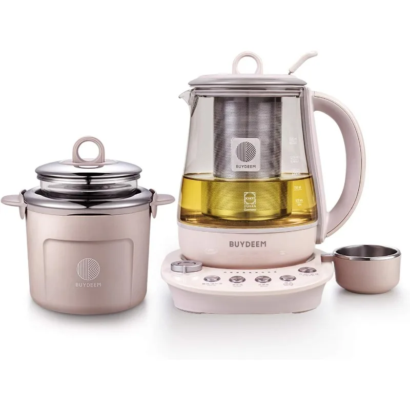 K2693 Health Pot, Health-Care Beverage Electric Kettle with Thickened Glass, 9-in-1 Fully Automatic Programmable Brew Cooker