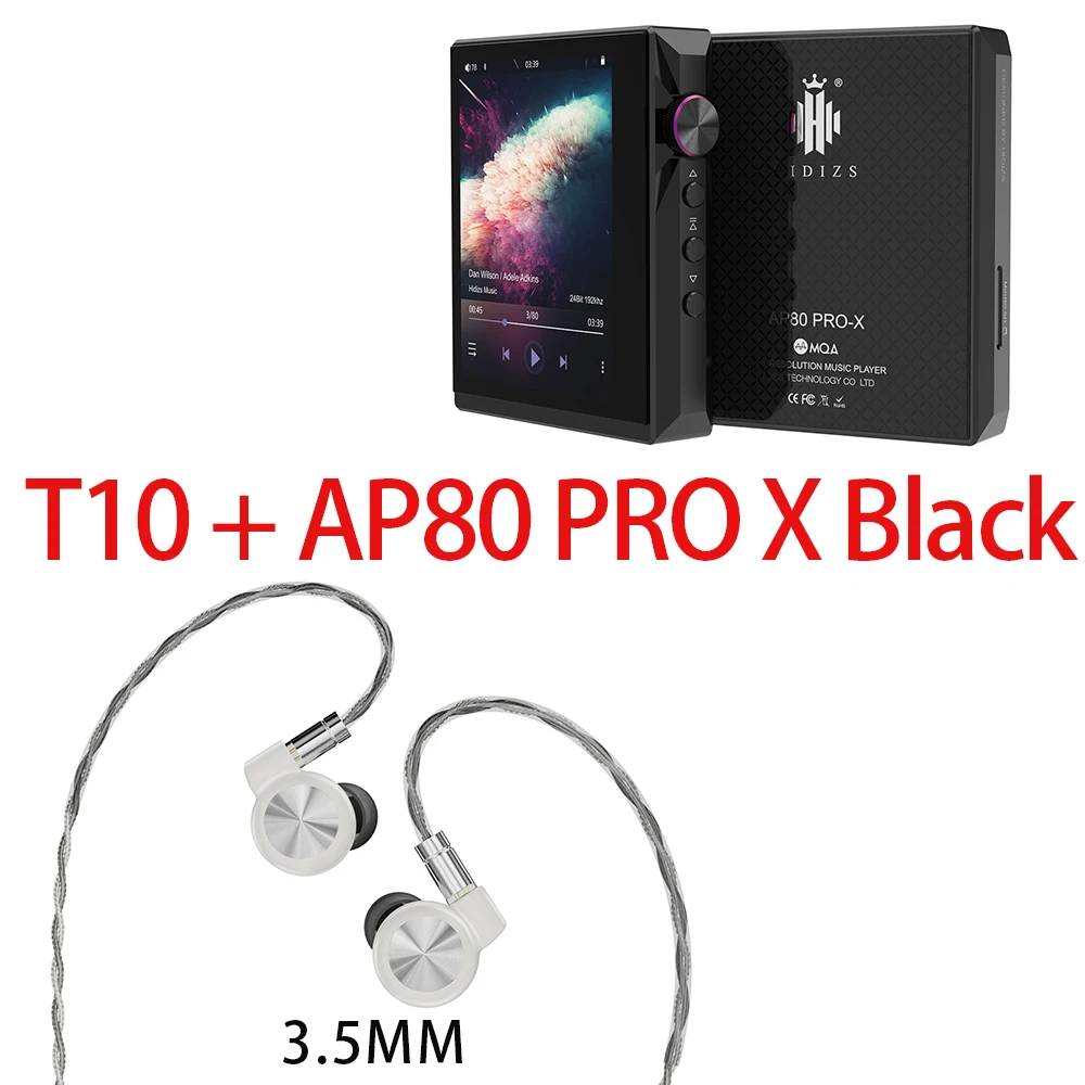 

Наушники ARTTI T10 и Hidizs AP80 PRO X, портативный Bluetooth Mp3 музыкальный плеер, сенсорный экран, LDAC, без потерь, MQA, AMP, DAC