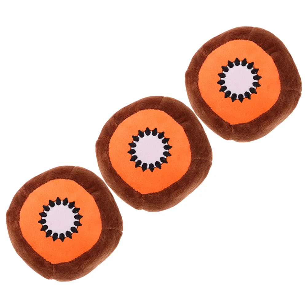 

3 Pcs Dog Teething Toy Dogs Toys Household Training Puppy Biting Plush Play Pets Chewing for Small