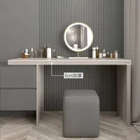 Commode de maquillage légère en bois massif, meuble de luxe pour chambre à coucher, seau à sens Premium, armoire intégrée, moderne et Simple 6