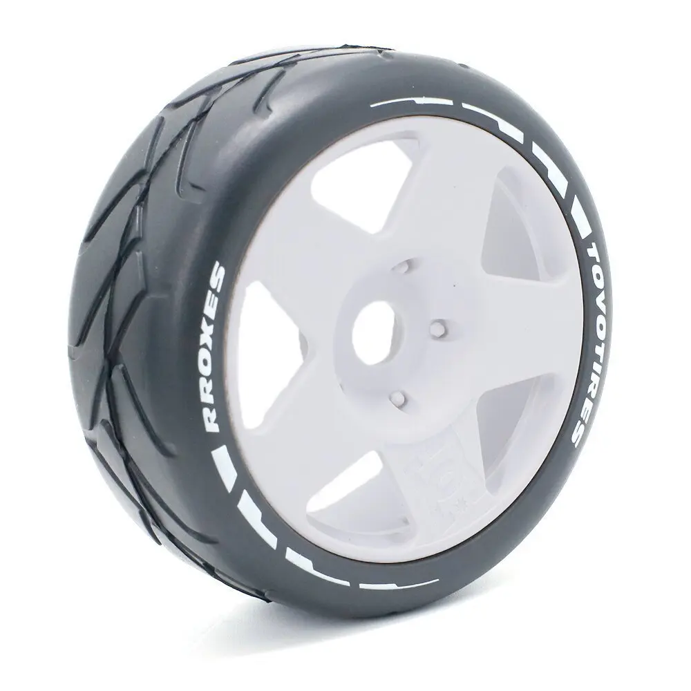 Jeu de 4 Jantes et Pneus pour Crawler RC 1/10 - 12mm Hex