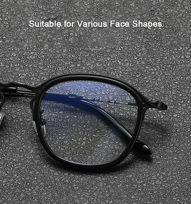 Italienische Marke, gleiches Design, Titanrahmen, Acetat-Ring, leichte Brille, Luxus-Männer und Frauen, große Namensbrille, handgefertigte Brillen – Detail 3