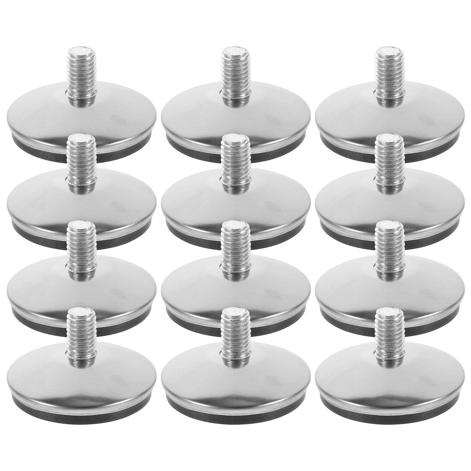 

12 Pcs Furniture Legs Chair Swivel Craftastic Sofa Feet Pu Screw Desk