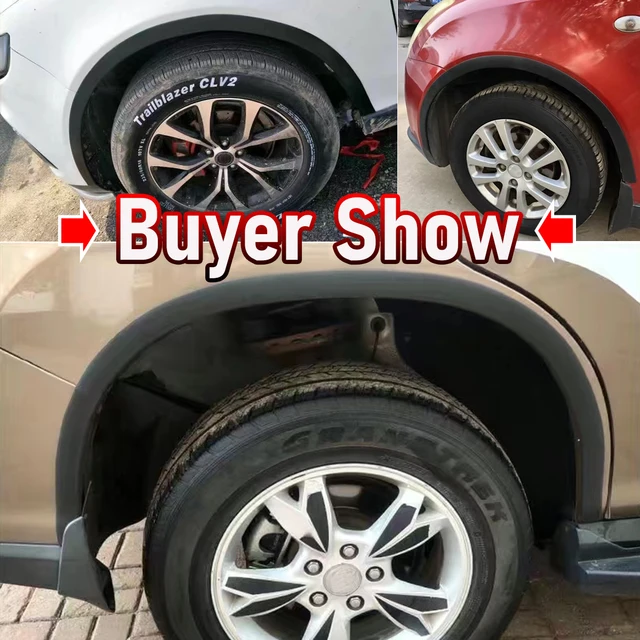 Garniture Passage Roue Protecteur Sourcil Roue Garde-boue Voiture Bande Garniture D'arc Roue Pour A4 A6 A1 A3 A5 A8 A7 S1 S3 S4 S6 S7 S8 S5 Sourcil De Roue(4pcs