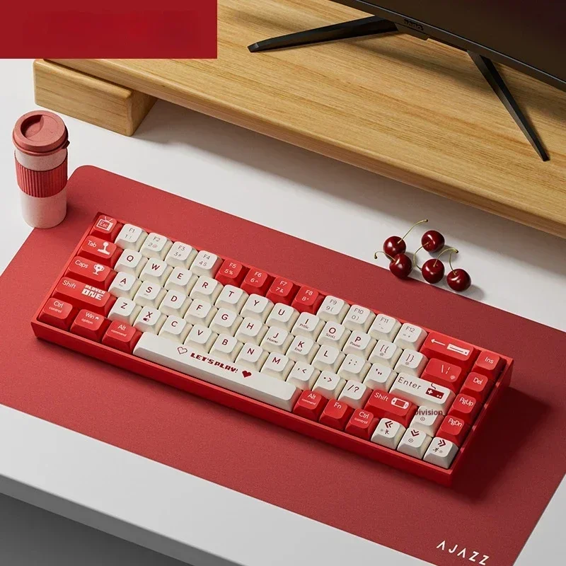 Ak680 Wired Mechanical keyboard 68-key Hot-swappable gaming Mechanical keyboard Mixed color lighting gaming