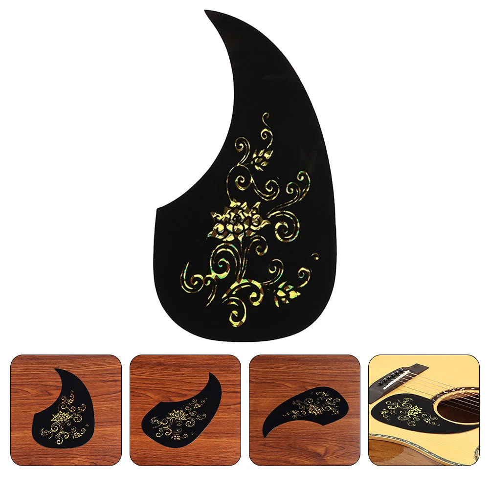 

Folk Black Pickguard Guitars Pickguards for Acoustic Protective Plate Ballad Pvc Parts Scratch Impact Protection Protector