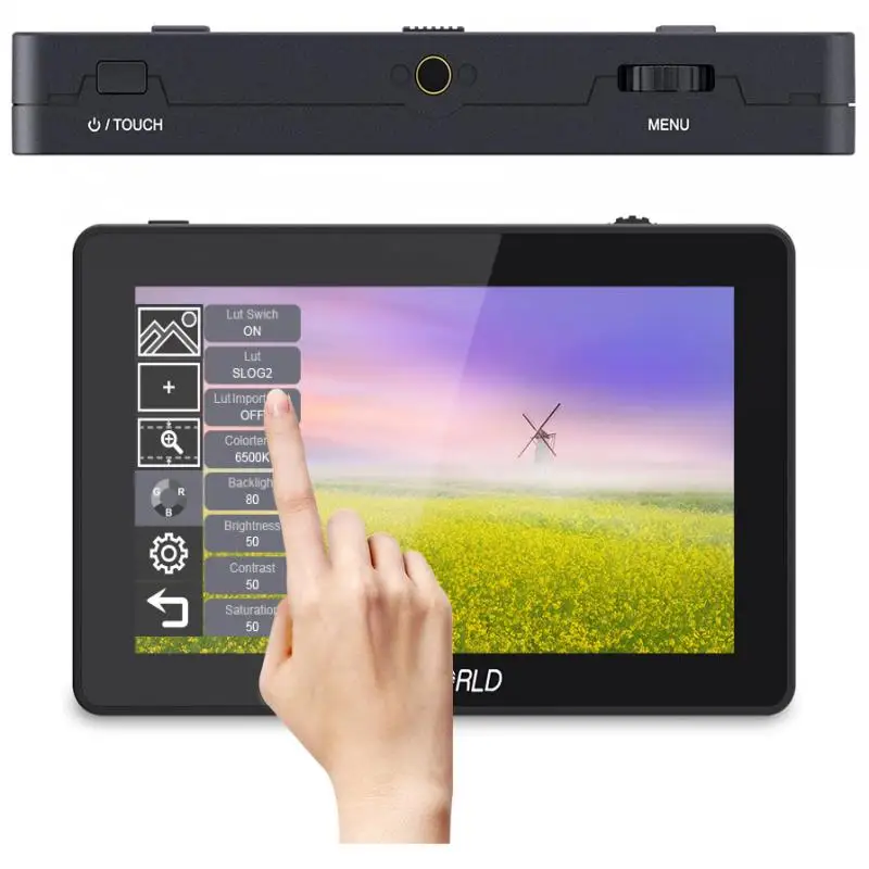 FEELWORLD F6 PLUS V2 6 Inch Camera 1920x1080 Video Focus Assist Support 4K DSLR Field Monitor 3D LUT Touch Screen IPS FHD