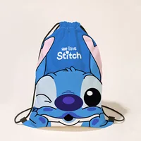 Disney Stitch Drawstring Bag Boys Girls Cartoon Drawstring Backpack Party Gifts Drawstring Bags Birthday Party Decorations 3