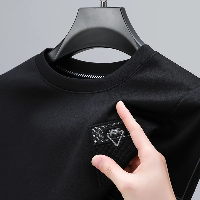 

Designer Quality Men's Hoodies 2023 Autumn New O-Neck Embroidery Print Long Sleeve Europe Fashion Casual Trend Handsome Clothing