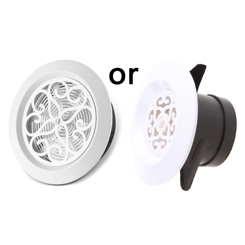 

Adjustable Air Ventilation Cover Round Ceiling Diffuser Air Vent Grille Louver Air Outlet for Walls and Ceilings Dropship