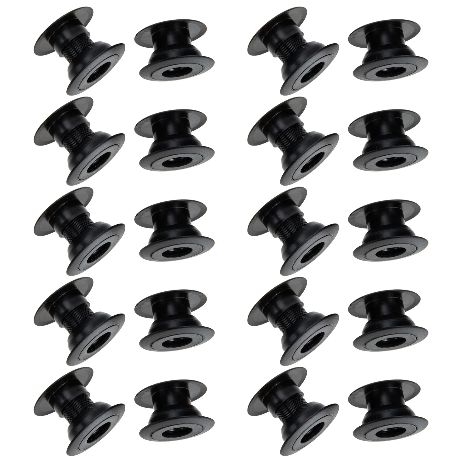 10 Pairs Foosball Accessories Tabletop Bushings Soccer Balls Replace Football Rod Bearings Machine Plastic Child Desktop 6 10pcs 32mm table soccer footballs game replacement official tabletop games tables football balls indoor parent child boardgame