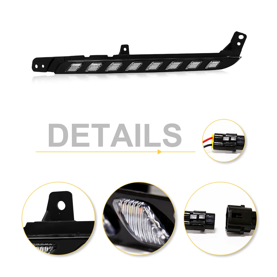モヘア】 用 ハイラックス用 レボ用 2015-2020 🎃 LED DRL