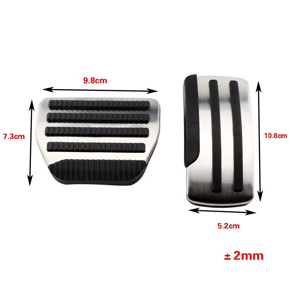 Stainless Steel Car Pedals AT MT Pedal Cover for Nissan X-trail Xtrail T31 2010-2013 Qashqai J10 2012-2015 Accessories car accessories,car pedals,pedal cover,stainless steel pedal cover