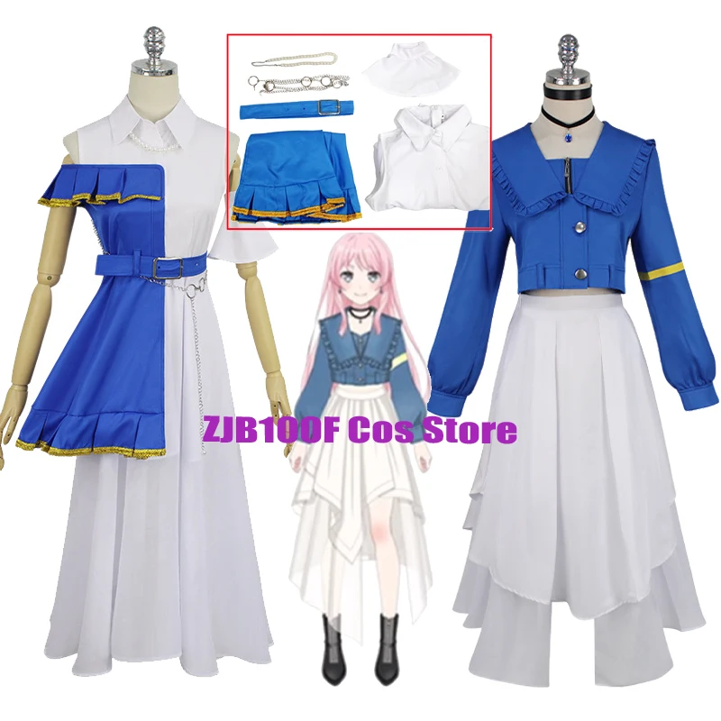 

Nagasaki Soyo Cosplay Anime BanG Dream! It's MyGO!!!!! Chihaya Anon Costume Dress Wig Party Role Play Clothing for Women