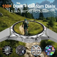 LEMFO Smart Watches For Men Women 1.5" 360*360 HD Screen 330mAh Battery Heart Rate Sleep Health Bluetooth Call  Watches For Man - Image 2