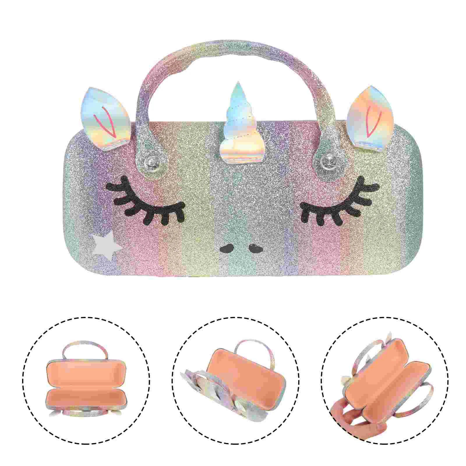 

Case Glasses Eyeglass Kids Sunglasses Eyeglasses Glass Storage Unicorn Hard Pouch Girls Holder For Shell Portable Eye Box