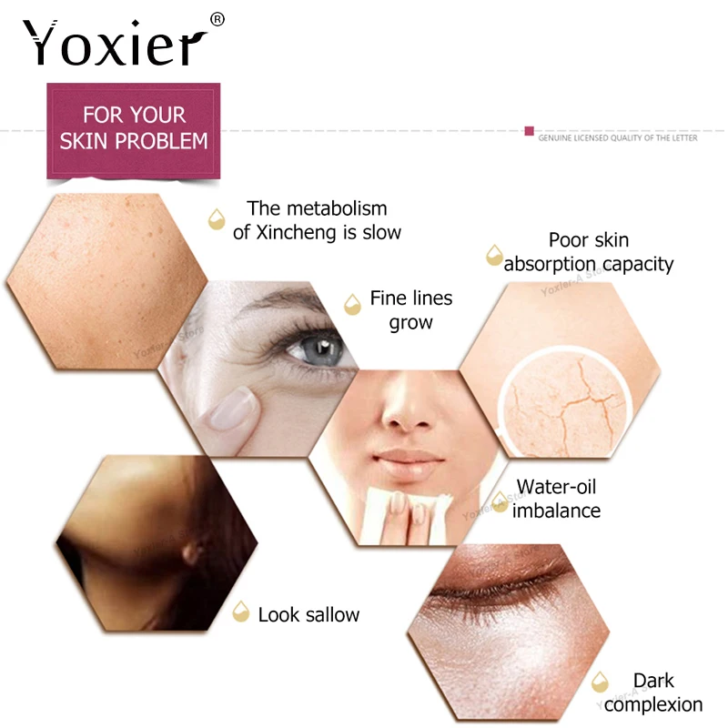 Lock Water Control Oil Ampoule Capsule Moisturizing Uniform Skin Tone Reduce Dullness Firming Lifting Nourishment Shrink Pores