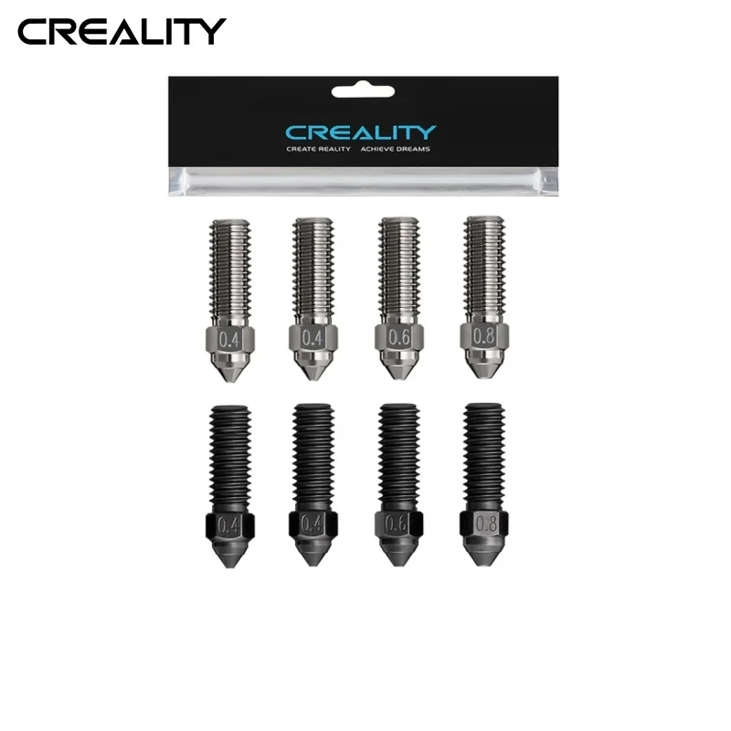 

CREALITY New Copper Alloy K1 Nozzle Kit Supporting High-speed Printing Speed of 600mm/s for K1_K1 Max_CR-M4 3d Printer Parts