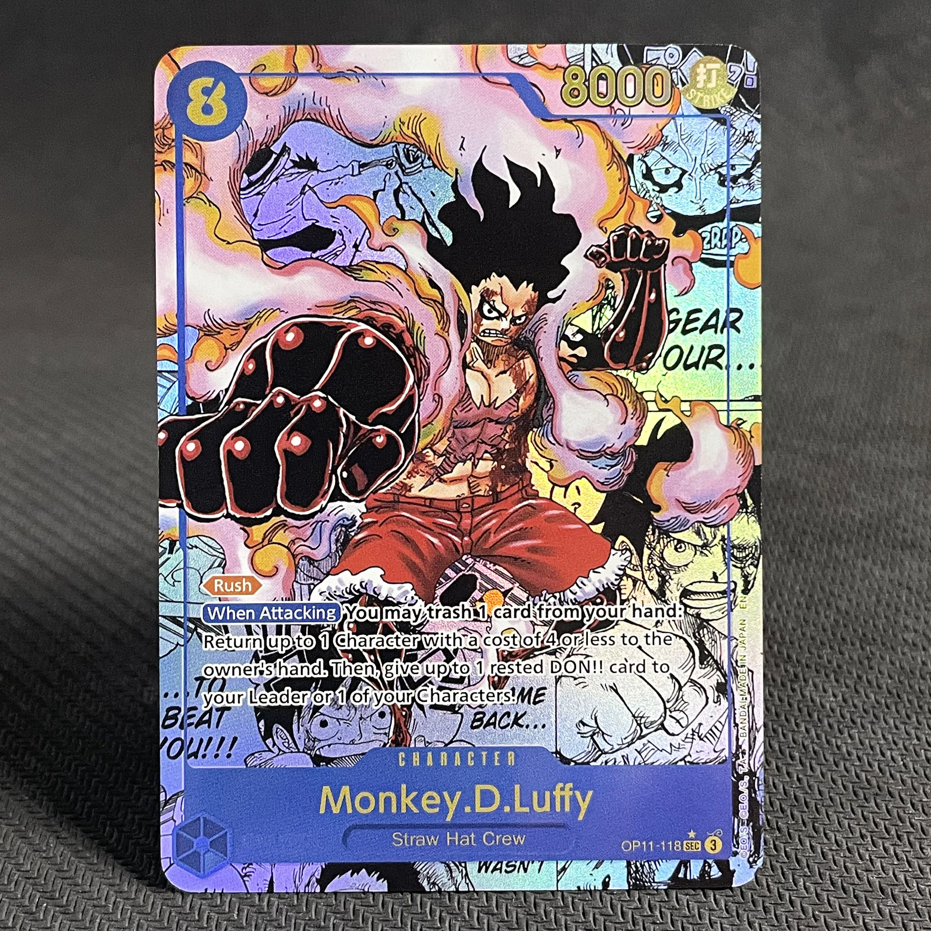 Popular Favorites ONE PIECE Cards Parallel Manga LUFFY SMOKER SOGEKING OPCG  Game Collection Proxy FOIL Card English - AliExpress, image size:3024x3024