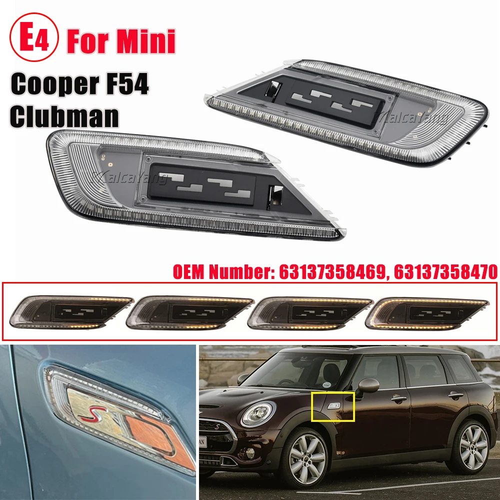 

Последовательный световой сигнал для Mini Cooper F54 Clubman 2015 2016 2017 2018 2019 2020