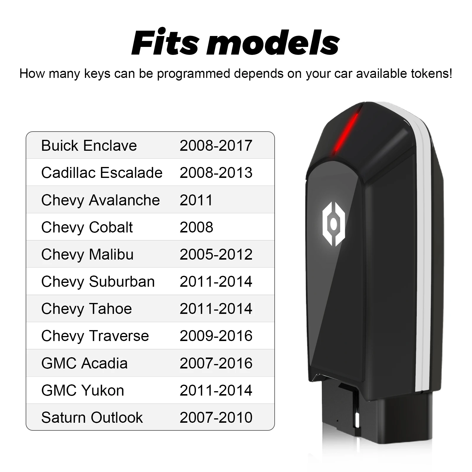 Car Key Programming Tool FASLINK X OBD2 Keyless Input Remote Automatic Programming Tool for Cadillac Buick Chevrolet GMC