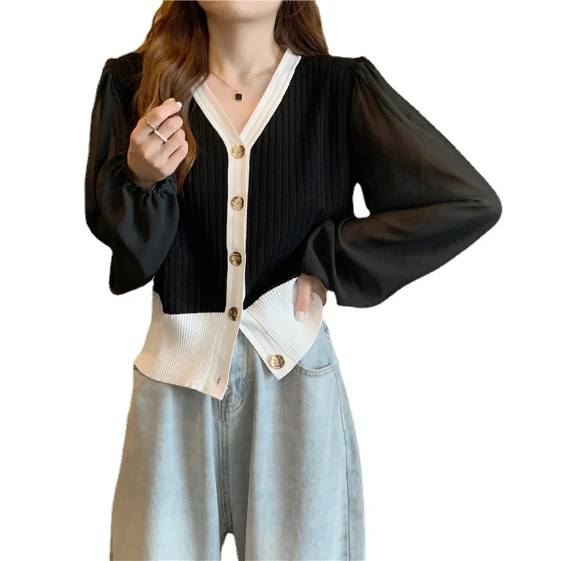 Women Autumn Knitted Sweater Cardigan