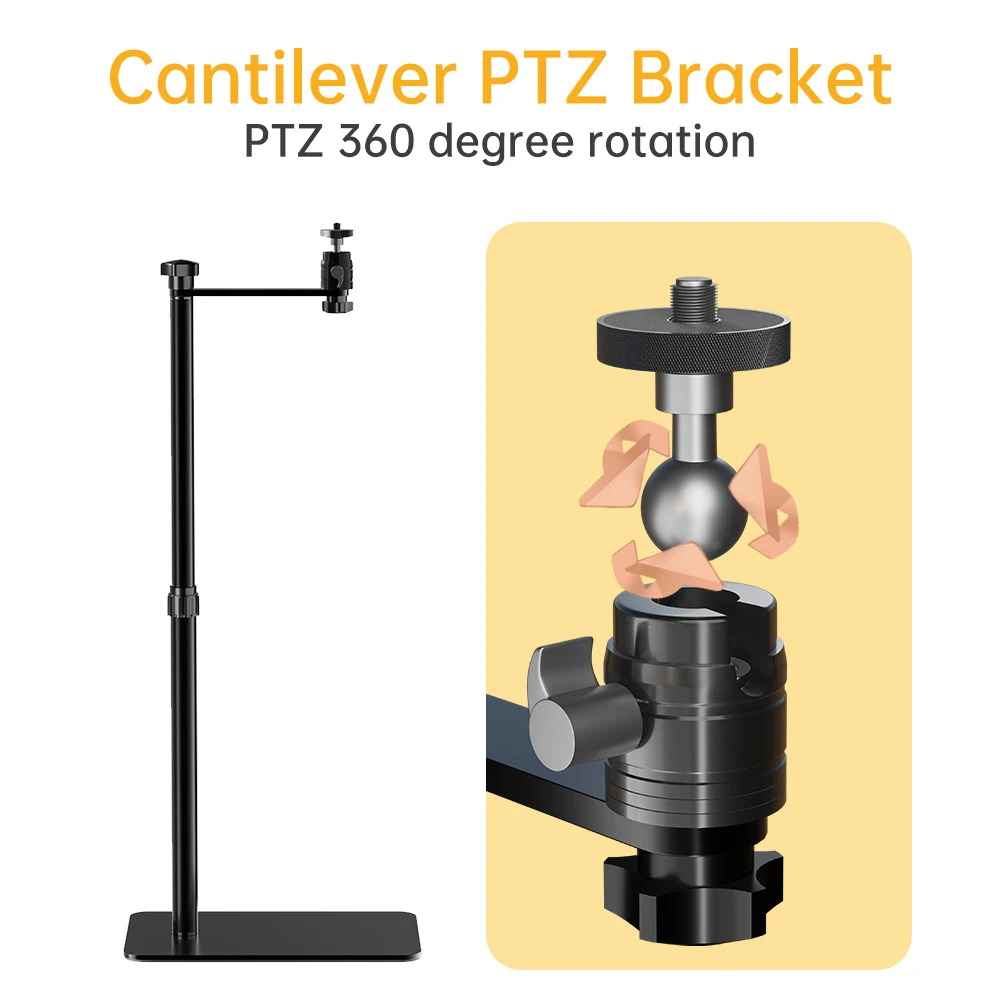 Adjustable Projector Support Stand Metal Holder Multi-angle 360° Rotating Projector Bracket for Film Video Projector 5 Adjustable Projector Support Stand Metal Holder Multi-angle 360° Rotating Projector Bracket for Film Video Projector - Image 5