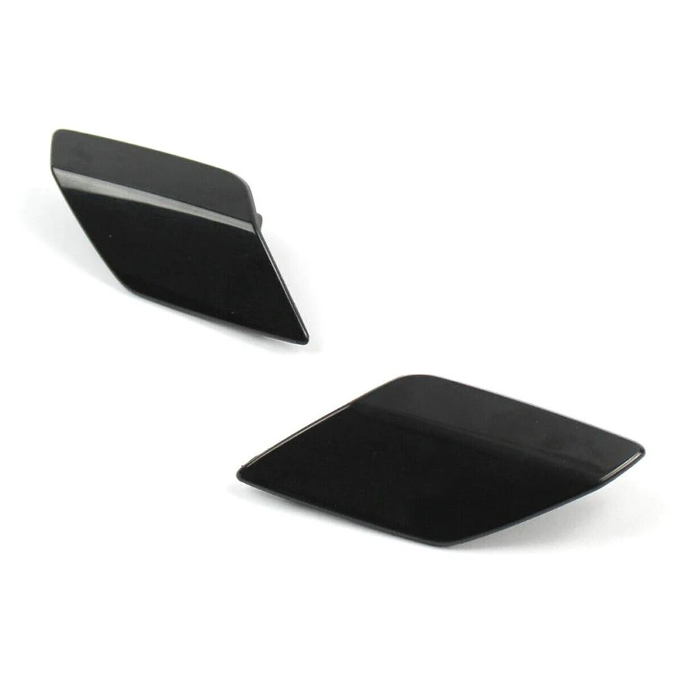 

OE 5K0955109 5K0955110 Black Car Bumper Headlight Washer Cover Cap for Golf 6 MK6 2009 2013 (2Pcs) Easy Installation