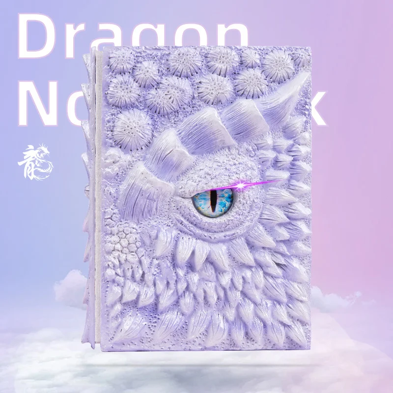 A5 Size handmade 3d Resin Cover Dragon Notebook Hand Book Diary Book High Beauty Relief Hand Account Book