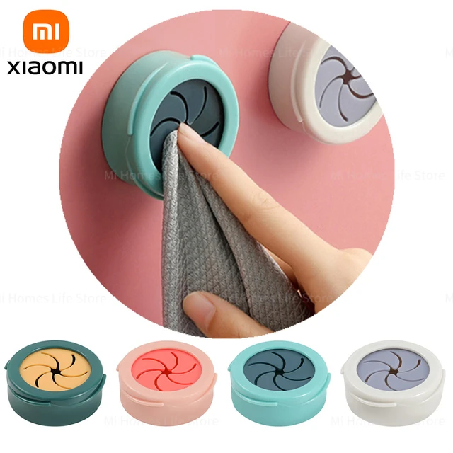 Xiaomi Lyukasztás Nélküli Törülközőtartó Fürdőszobai Tároló Törülközők Mosószövet Clip Fürdőszoba Konyhai Kiegészítők Szerszámok