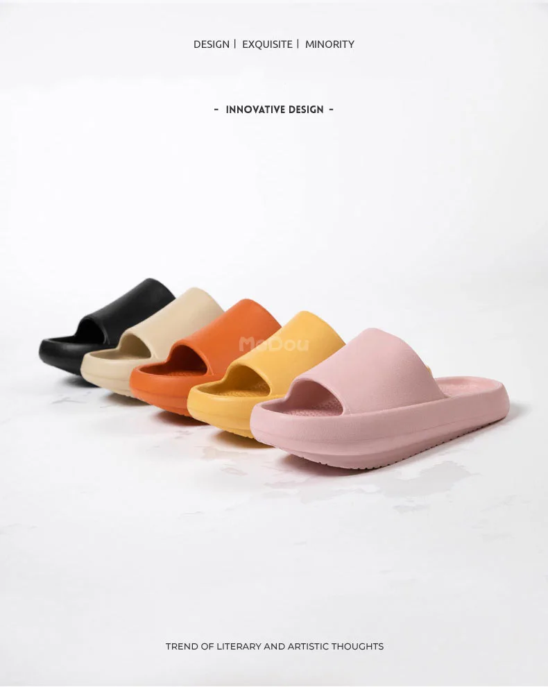 indoor house shoes Mo Dou 2022 New Summer Slimming Slippers Women Lose Weight Shape Body Shoes Indoor Outdoor Heel-and-toe Walking Race Sandals Men Indoor Slippers near me