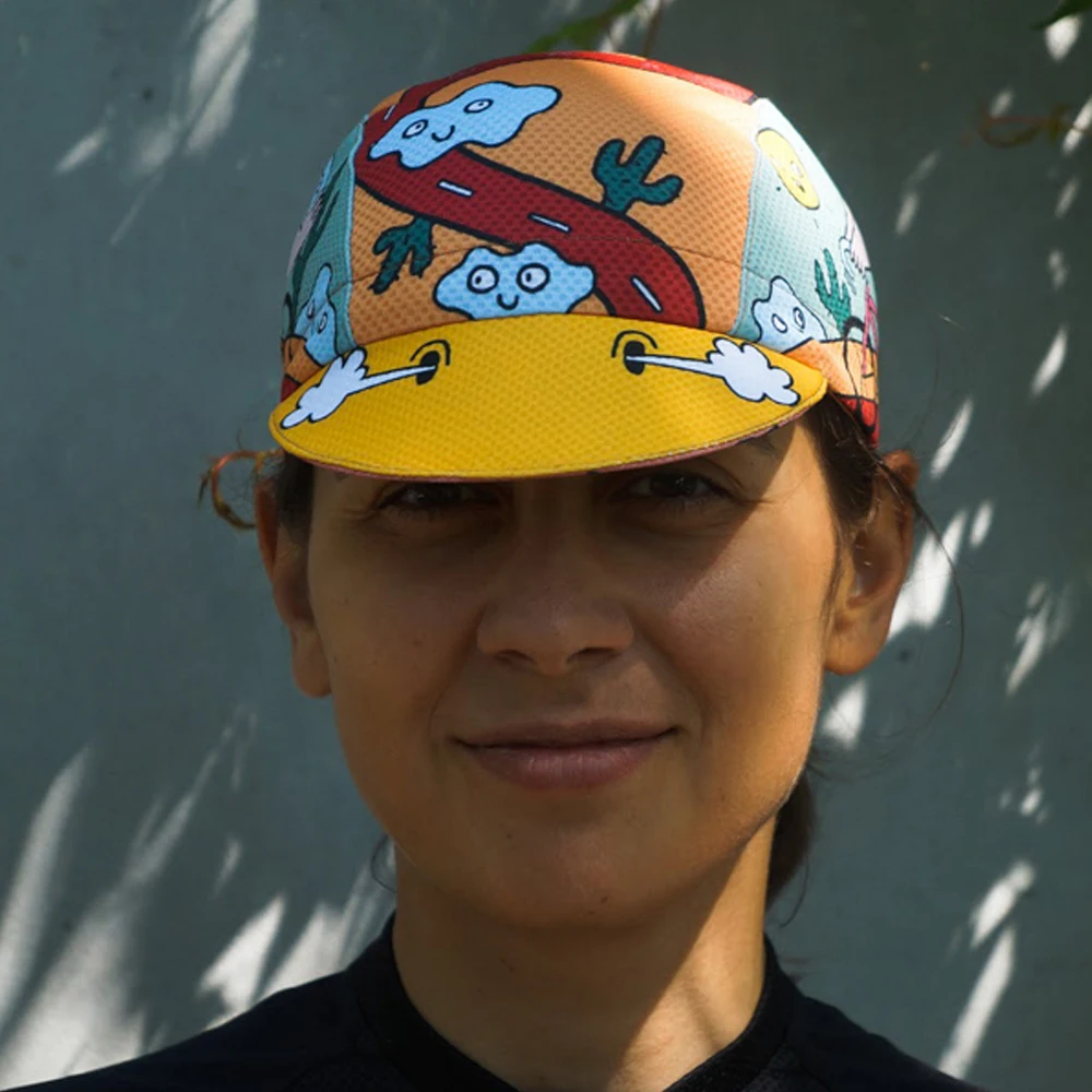 Unisex Cycling Cap Fishing Camping Run Sports Cloth Caps Breathable Bike Hat 2