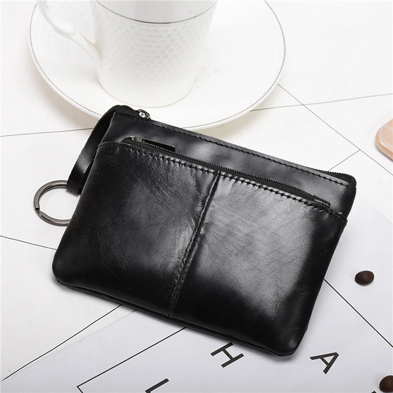 

Men Women Zipper Wallets Mini Fashion Retro Coin Purse Card Case Men Women Credit Passport Card Bag ID Passport Card Wallet