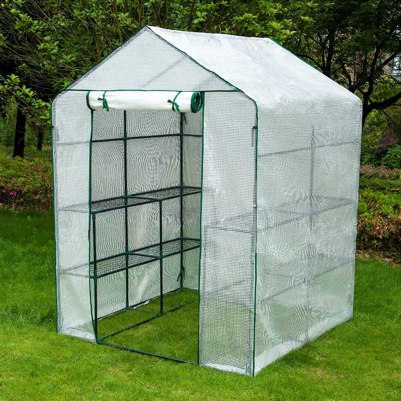 Outdoor Garden Greenhouses Flower Rack Greenhouse Plant Succulent Greenhouse Insulation Shed Sunshade Rainproof Garden Buildings