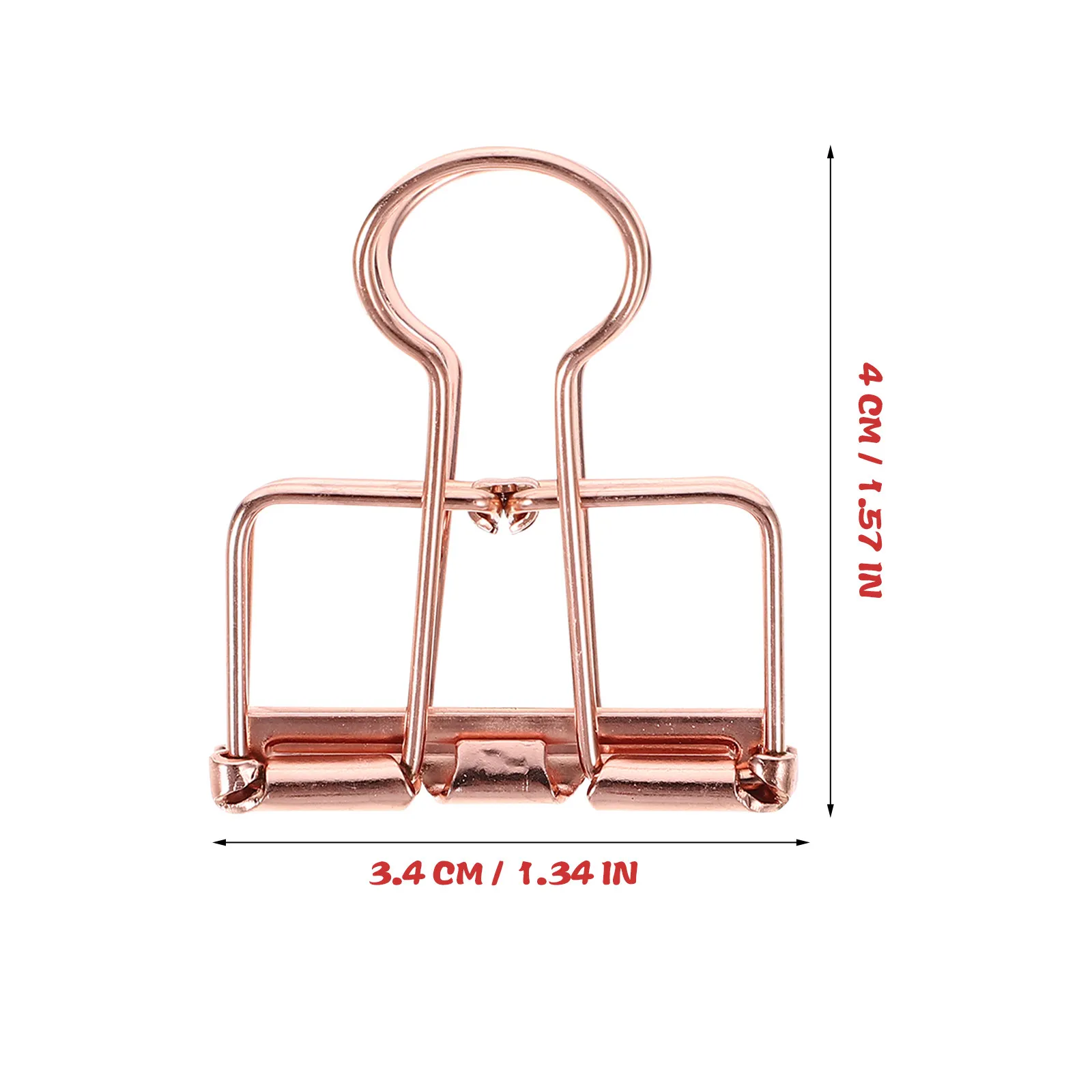 10Pcs 바인더 클립 합금 금속 미니 클립 사무실 문서 종이 클램프 파일 주최자 용품 사무실 종이 클립