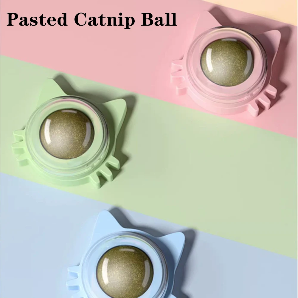 Cat Toy Catnip Ball Pasted Cat Mint On The Wall Pet Ball Toys For Cat Accessories Pet Supplies juguetes para gatos 고양이 Mascotas