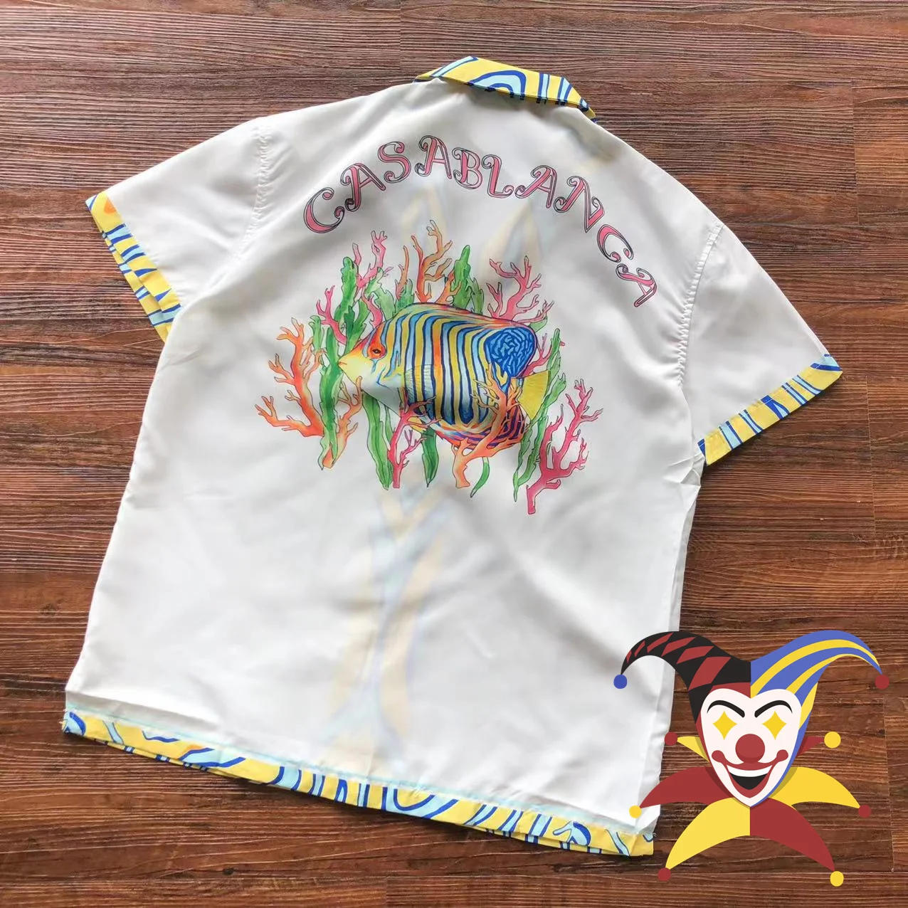 

Fish Casablanca Shirts Men Women Best Quality 2023ss Casual Top Tee Shirt