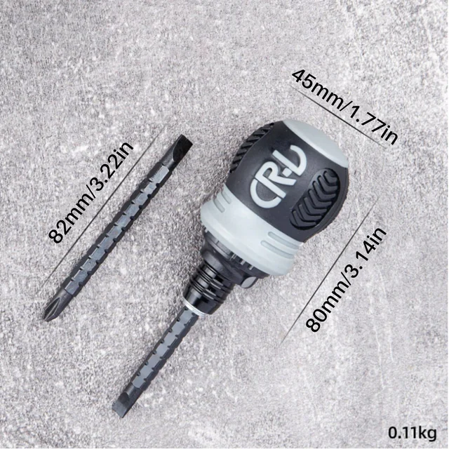 Hordozható Több Csavarhúzó Makacs Racsnis Réselt És Phillips Multibits Autóhoz Otthon Garázs - Image 5