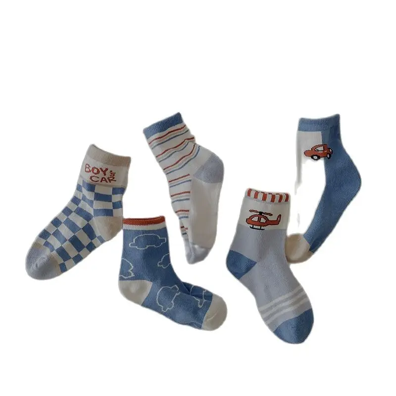 Рисунок 6 - 5 пар, Детские хлопковые носки