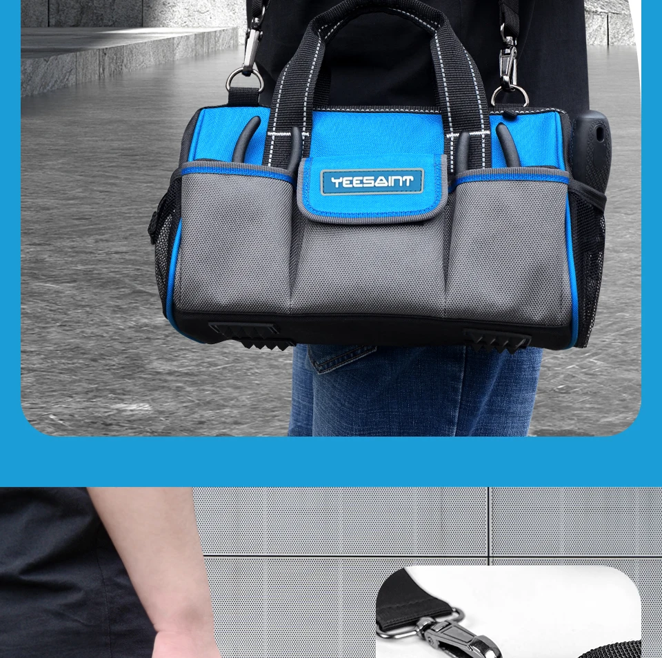 large tool chest YEESAINT 12 inches 1680D Durable Multifunctional Portable Electrical Tool Storage Bag laptop tool bag