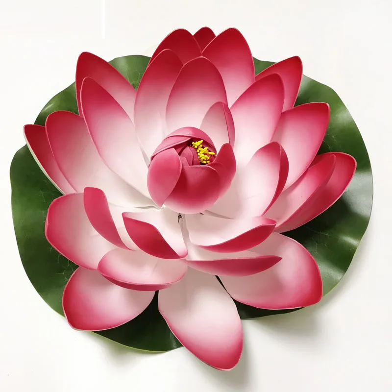 Floating Lotus Artificial Flower - Lifelike Water Lily for Pond and Garden Decoration