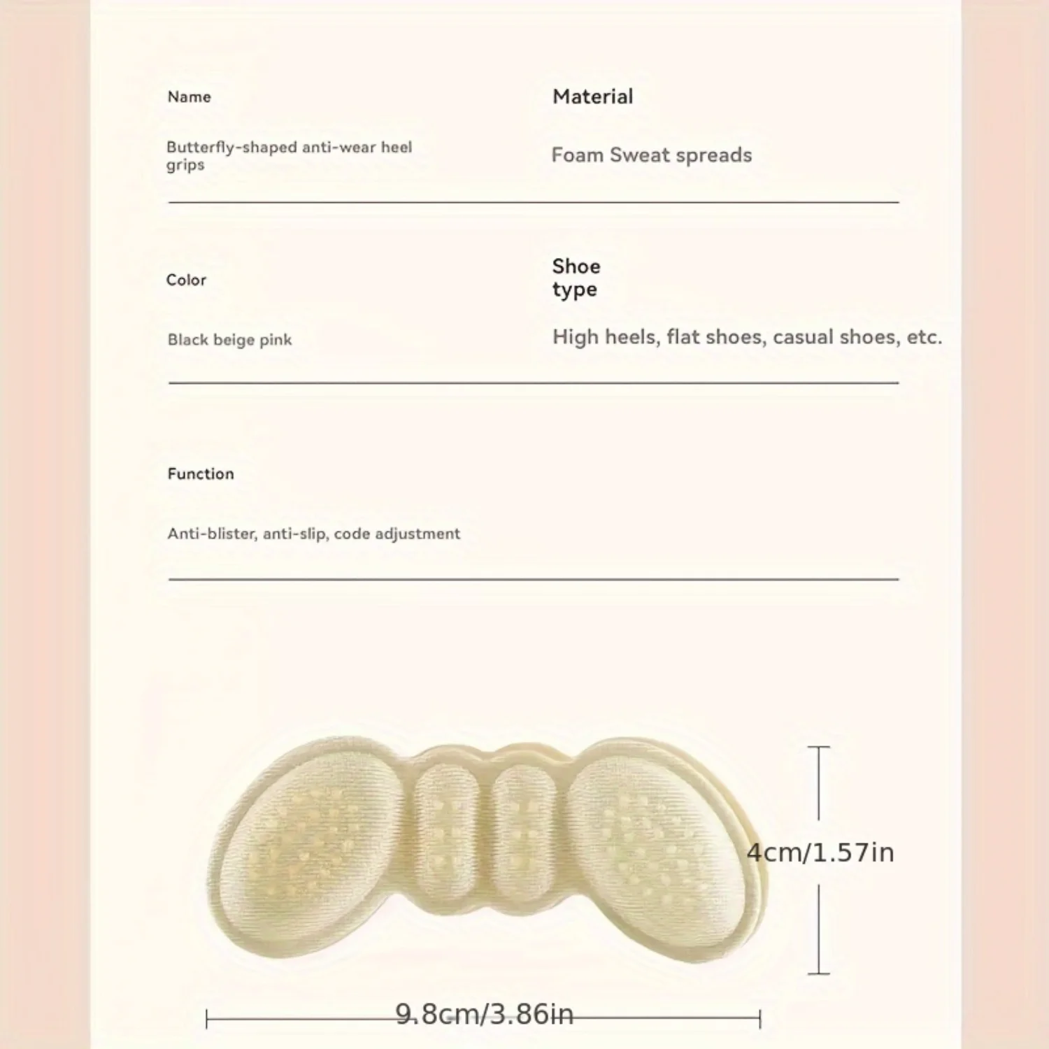 12pcs Heel Pads for Shoes Too Big Shoe Inserts Heel Grips Protectors Blisters Pain Make Shoes Fit Tight